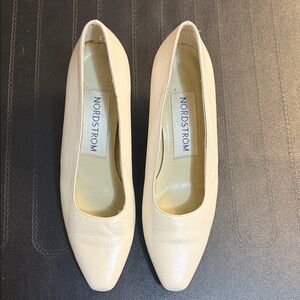 Nordstrom Cream/ Ivory Kitten Heels for Women